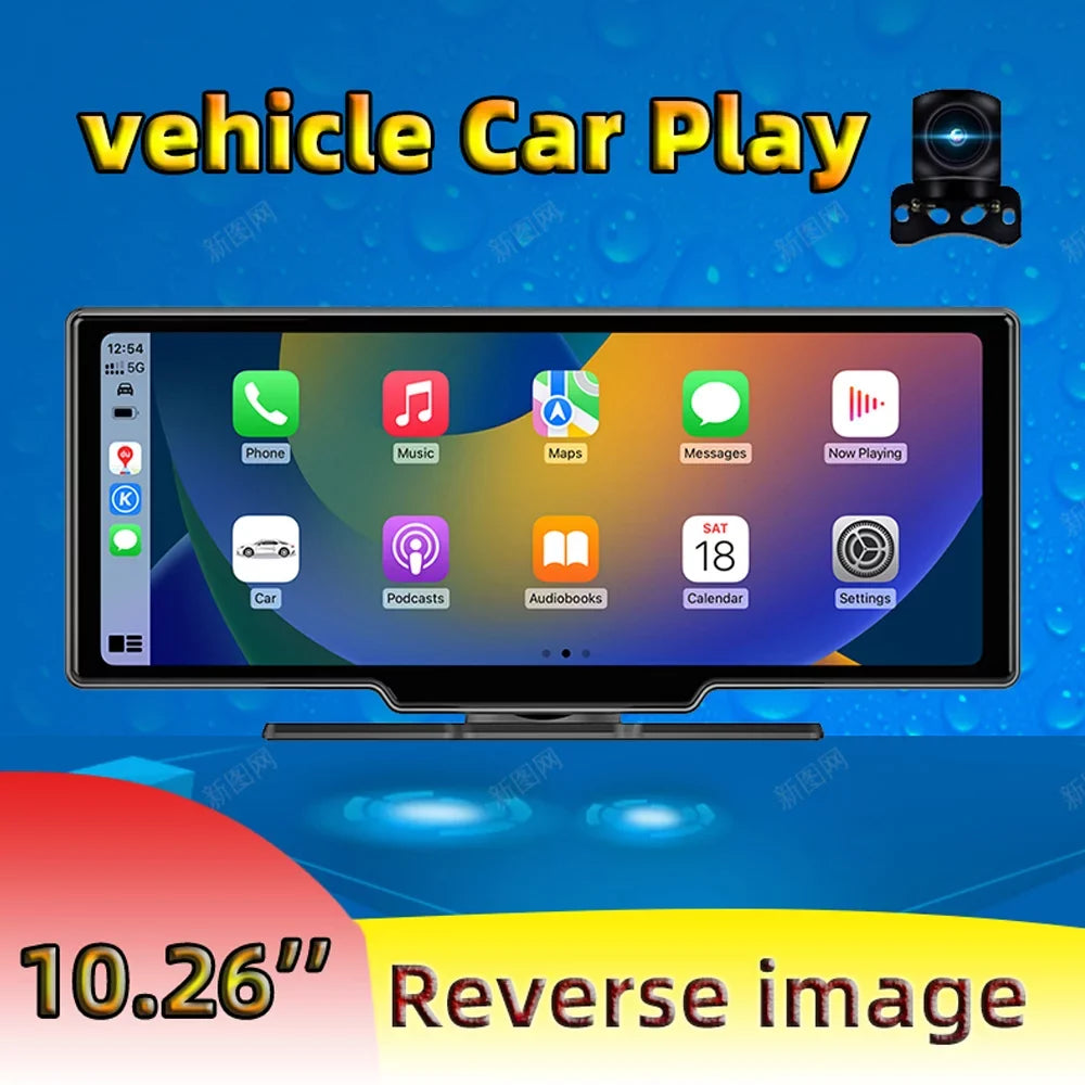 Nebublu Car Console,Car Rearview APP Car 10.26in Car Video Car Auto Rearview Camera APP Nebublu Arealer Auto Camera Car