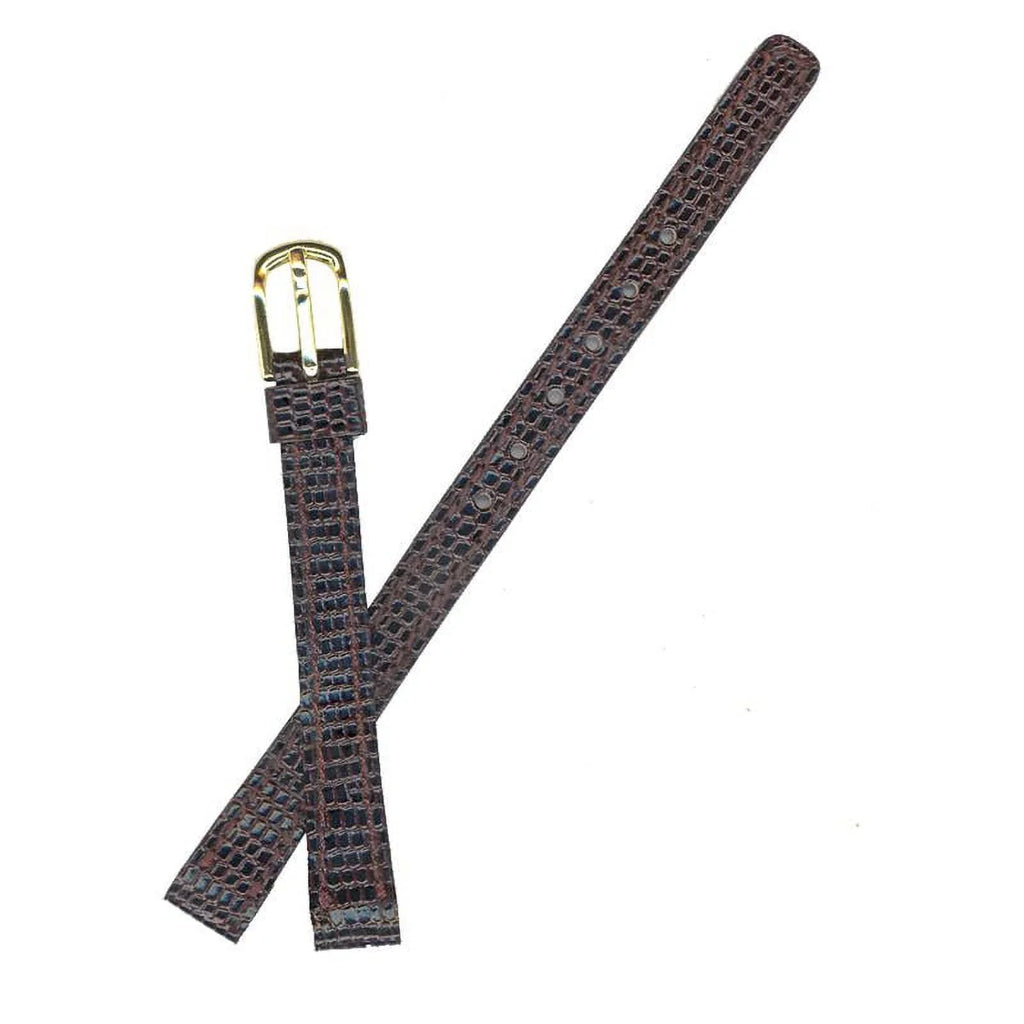 Seiko Watchband 09mm Brown Lizard Grain part#AU01174N