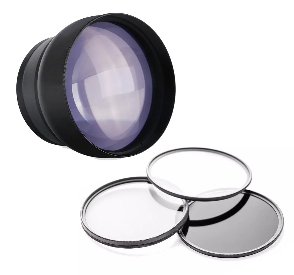 Canon PowerShot G7 X Mark II 2.2x High Grade Super Telephoto Lens + Lens/Filter Adapter + Filter Kit