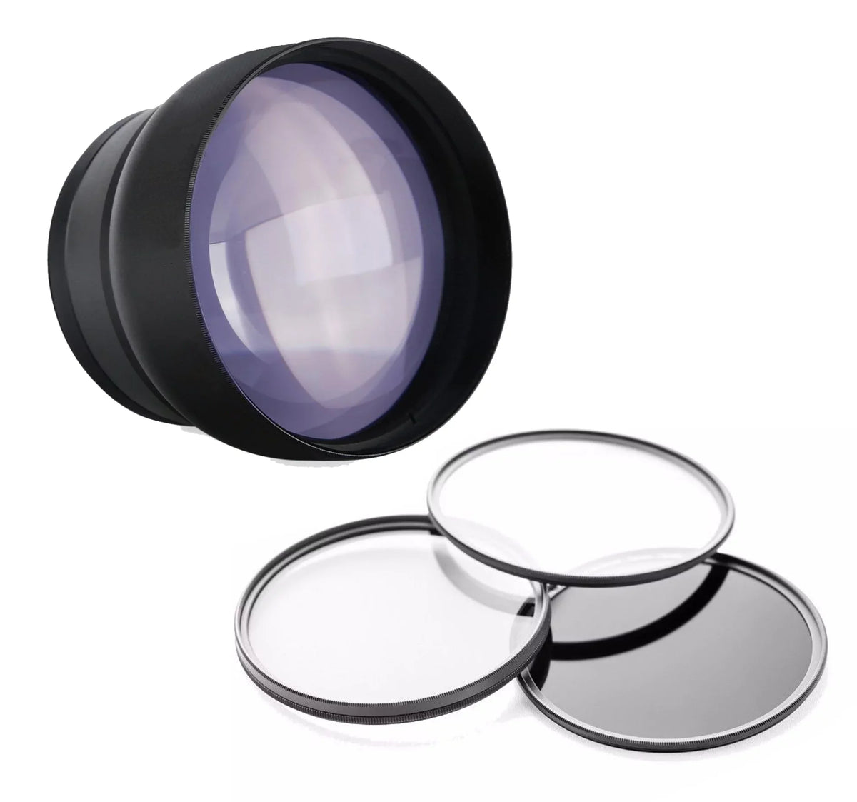 Canon PowerShot G7 X Mark II 2.2x High Grade Super Telephoto Lens + Lens/Filter Adapter + Filter Kit