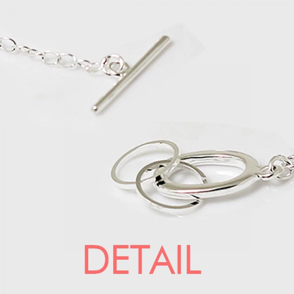 Electrocardiogram Heart Design Pattern Chain Charm Armlet Jewelry