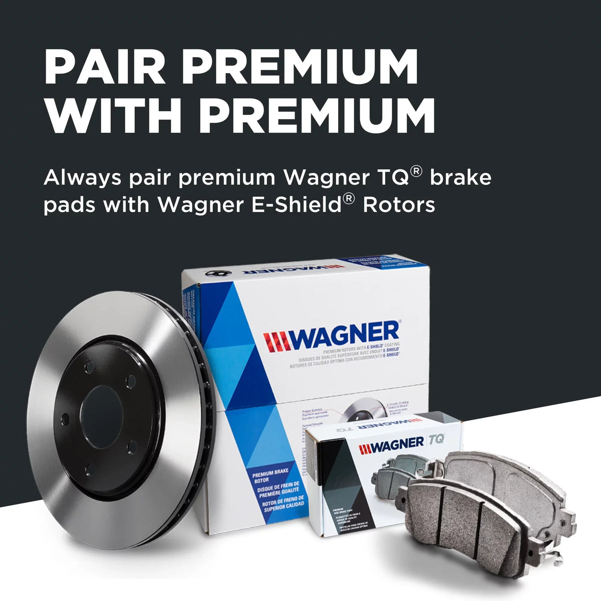 Wagner Thermoquiet QC1799 Ceramic Disc Brake Pad Set Fits select: 2015-2016 HYUNDAI GENESIS, 2017 GENESIS G80