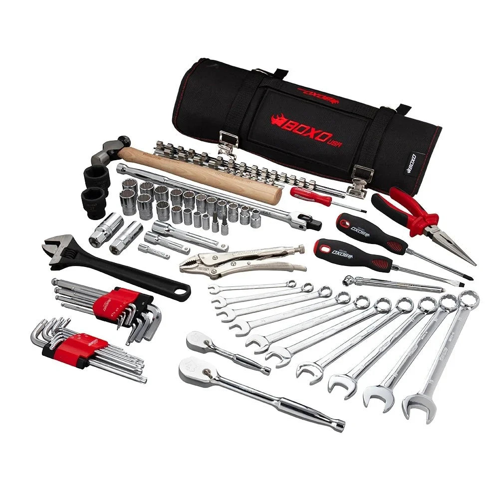 BOXO UTV Tool Roll - Heavy Duty Universal Tool Bag Organizer for Side by Side, RZR, CanAm, UTV, Truck Tool Roll + Dry Bag