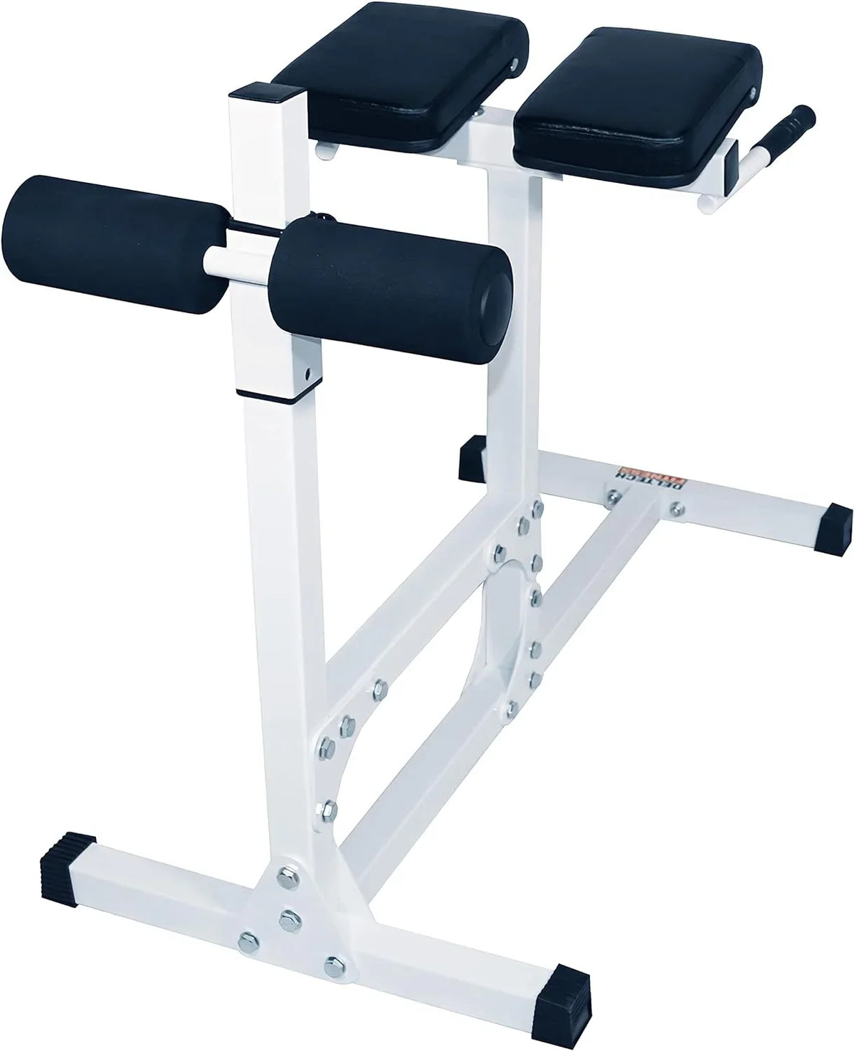 DF404 Hyperextension Bench Chair – 400 LBS Capacity – Fully Adjustable Hyper Extension Back Exercise Fitness Station For Strength Training By