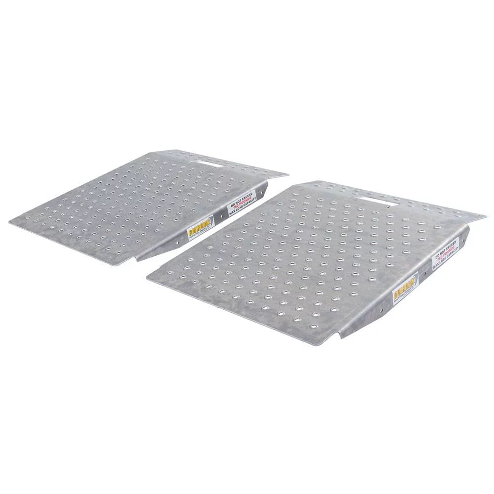 Guardian SR-01-24-24-P-TS6-2 Shed Ramps with Punch Plate Surface - 2 Pack