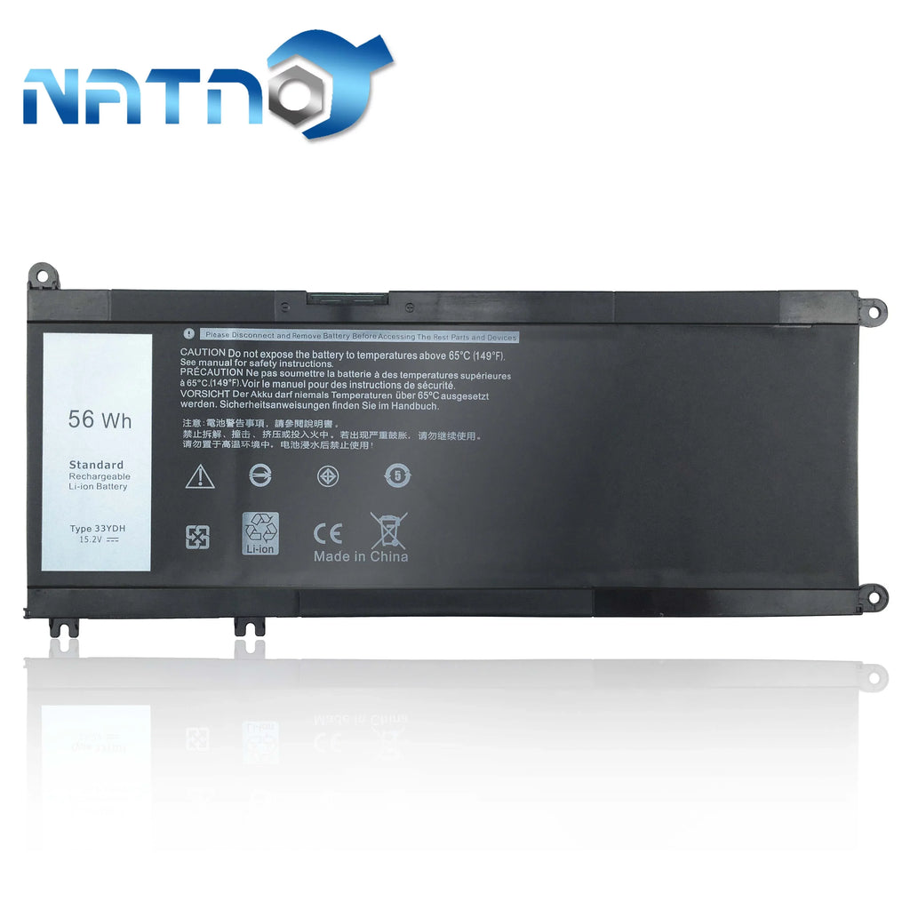 33YDH Battery for Dell inspiron 15 7000 7586 battery 56Wh 15.2V