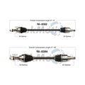TrakMotive Front CV Axle CV Joint Shaft Assembly Assembly For Nissan Sentra 2013 2014 2015 2016 2017 2018