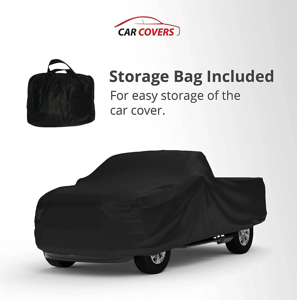 Indoor Truck Shield Compatible with 2006-2009 Dodge Ram 2500 Mega Cab, 6.25 Foot Bed - Black Satin - Ultra Soft Indoor Composition - Keep Vehicle Looking Between Use - Includes Storage Bag