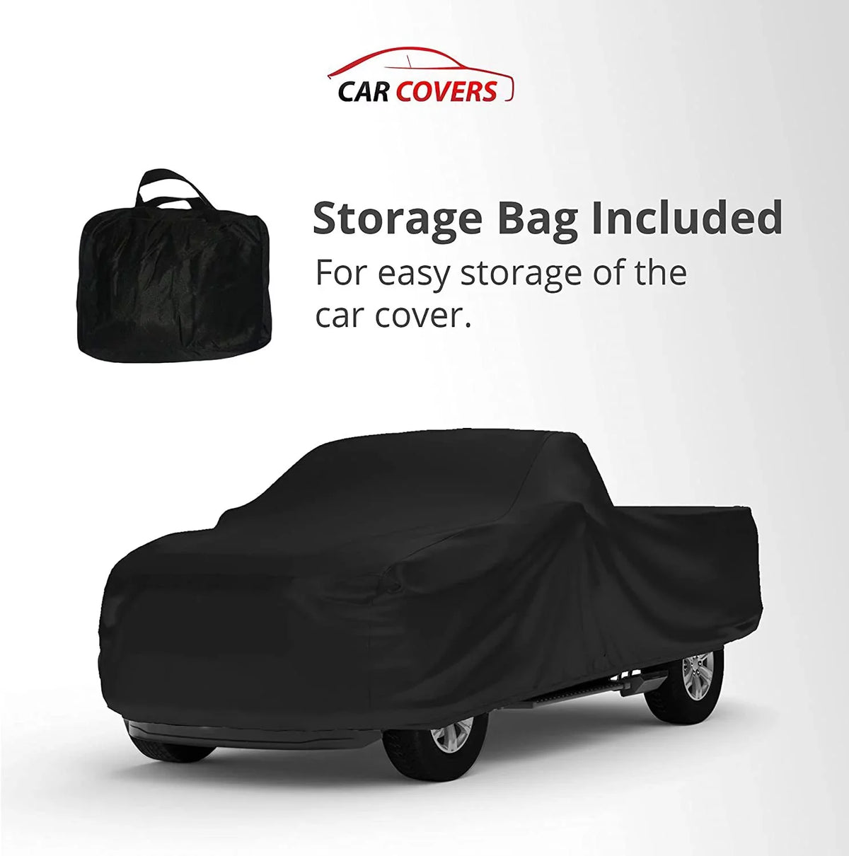 Indoor Truck Shield Compatible with 2006-2009 Dodge Ram 2500 Mega Cab, 6.25 Foot Bed - Black Satin - Ultra Soft Indoor Composition - Keep Vehicle Looking Between Use - Includes Storage Bag