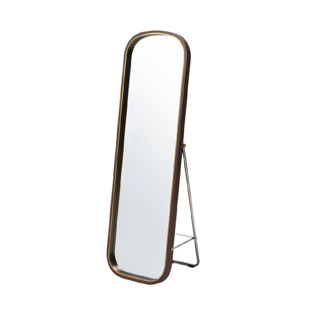 Full-Length Standing Mirror with Modern Frame Design