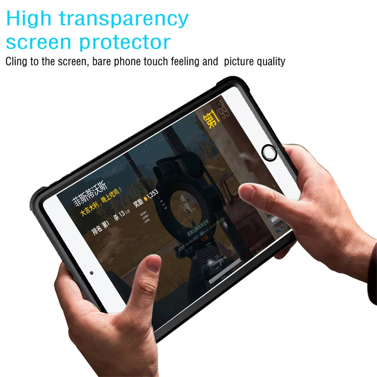 Protection iPad Air 3 Case 2019 Waterproof, iPad Pro 10.5 Case Rugged Full Body Protective Transparent Wrap with Built in Screen Protector Shockproof Case for iPad Air 3 2019/ iPad Pro 10.5 2017,Black