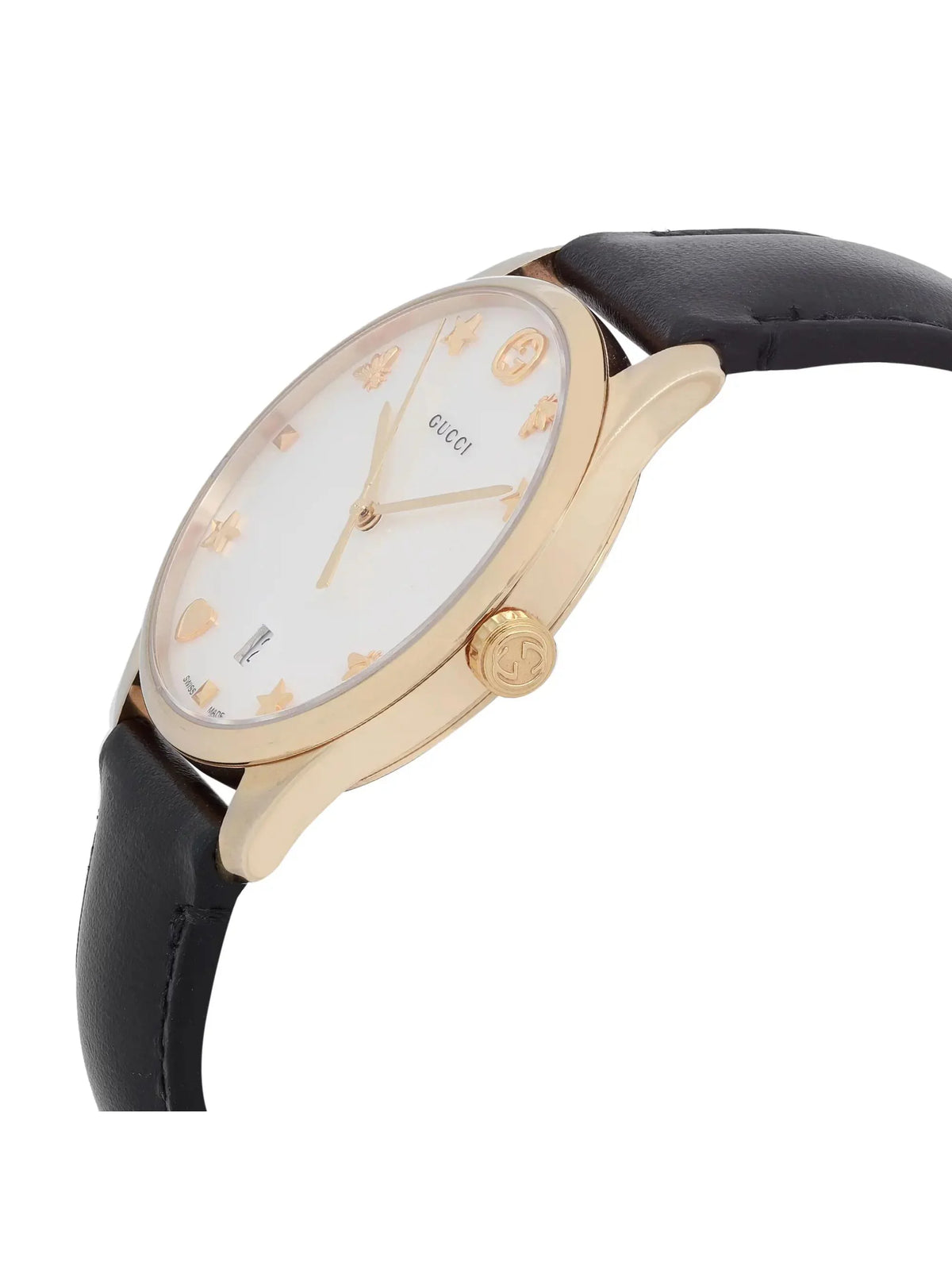 Gucci G-Timeless 36mm Steel MOP Dial Quartz Ladies Watch YA1264044