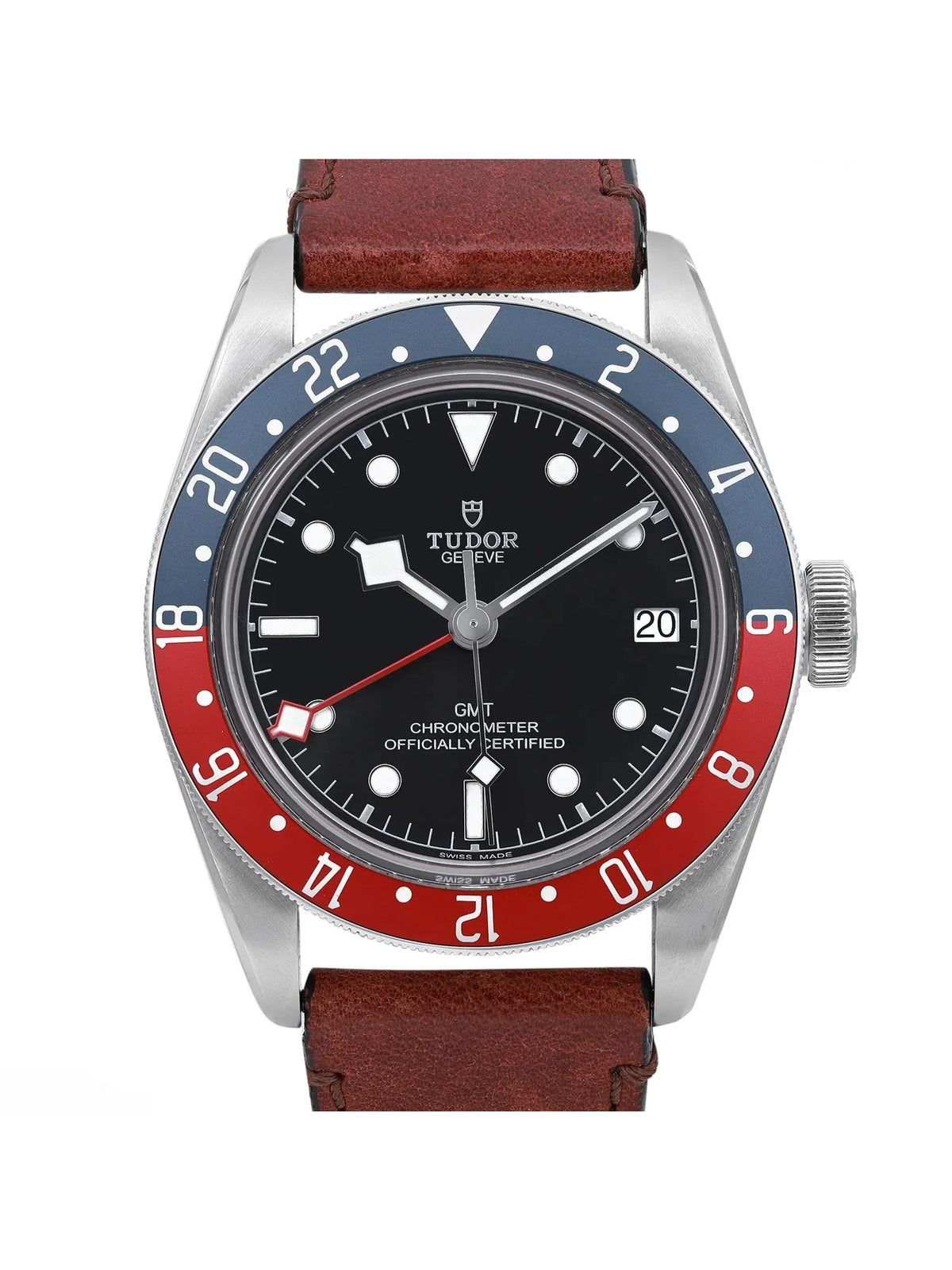 Tudor Black Bay GMT 41mm Stainless Steel Black Dial Automatic Men Watch 79830RB