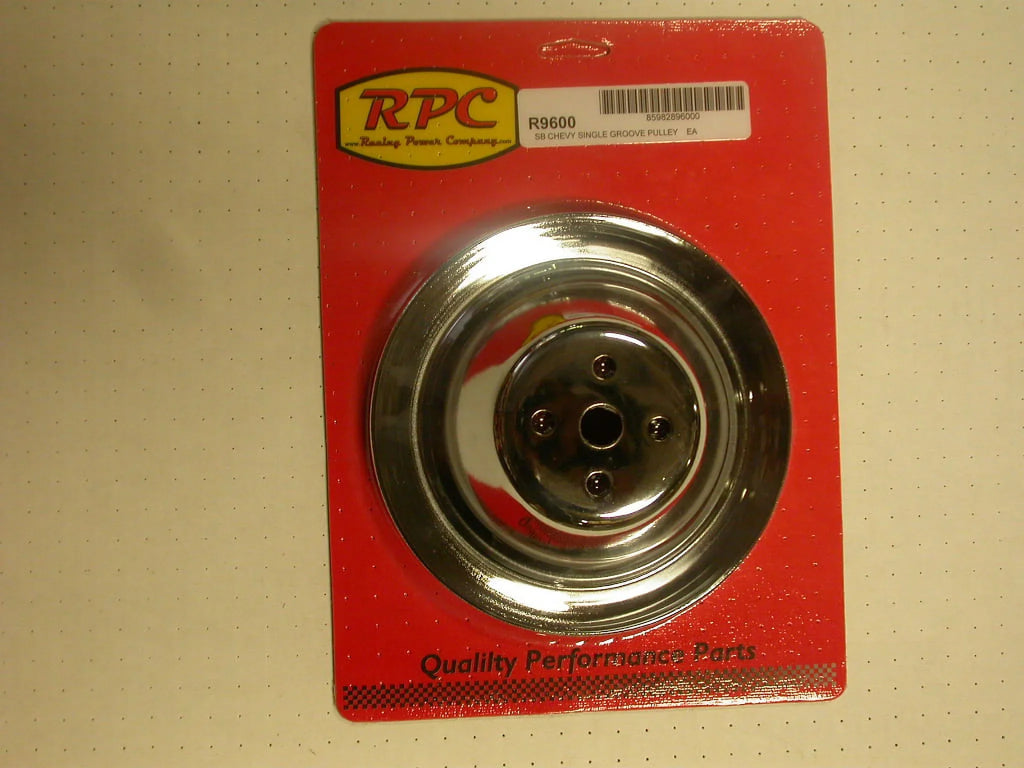 Racing Power Company R9600 Chrome Steel Water Pump Pulley Sbc Short 7.1 Dia
