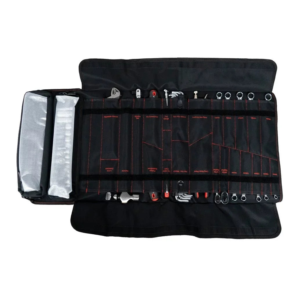 BOXO UTV Tool Roll - Heavy Duty Universal Tool Bag Organizer for Side by Side, RZR, CanAm, UTV, Truck Tool Roll + Dry Bag