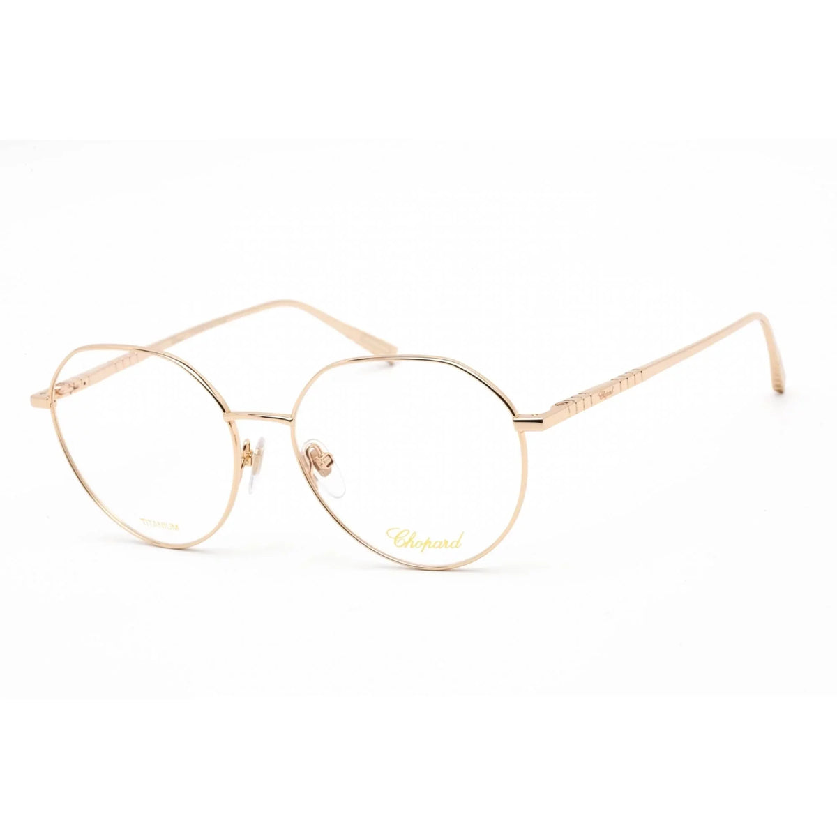 Chopard VCHF71M 0300 Women's Shiny Rose Gold Metal Eyeglasses