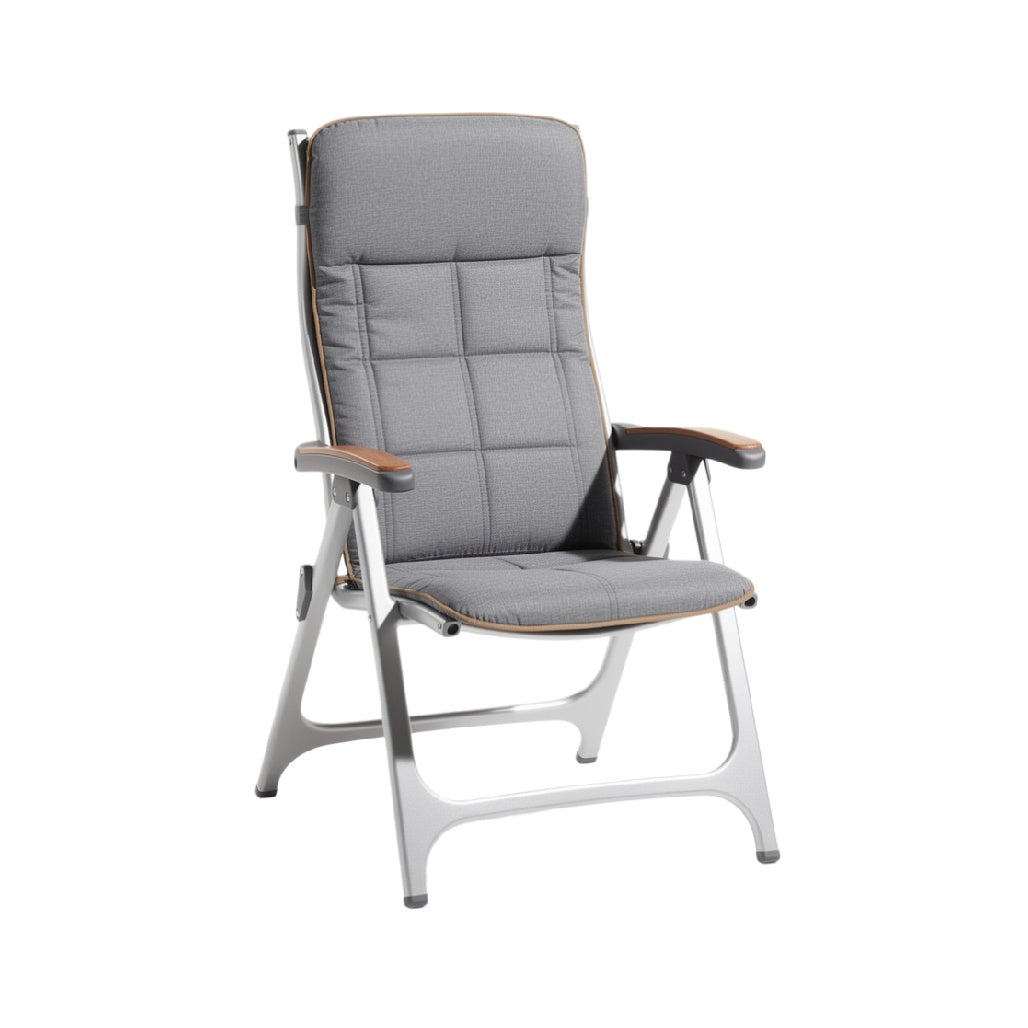 Ergonomic Folding Patio Chair with Adjustable Recline and Durable Fabric