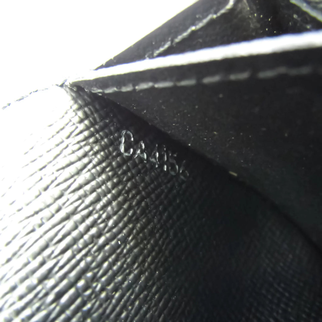 Pre-Owned Louis Vuitton Epi Portefeuille Brazza M60622 Men's Epi Leather Long Wallet (bi-fold) Noir (Good)