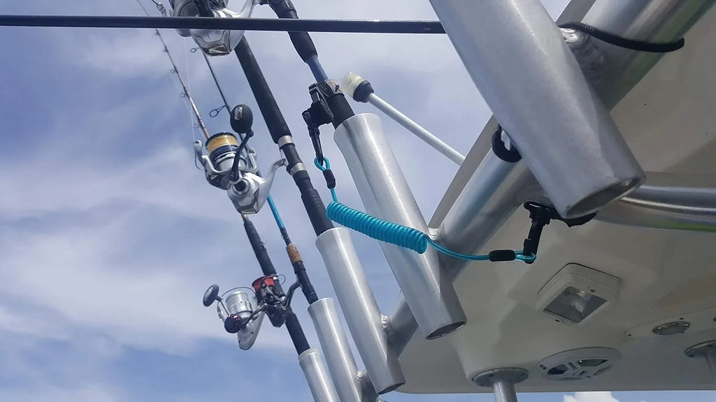 PROYAKER Dual Strap, Fishing Rod, Paddle or Stakeout Pole for Hobie H-Rail or Ship Rails
