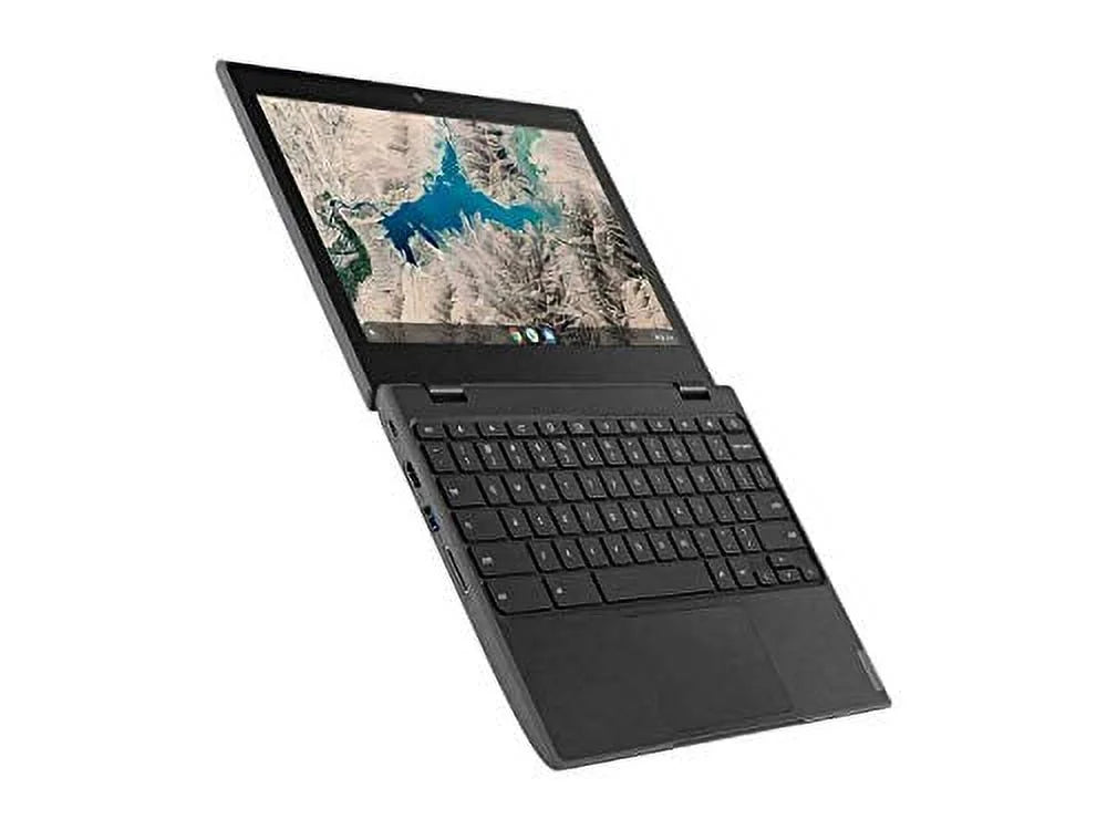 Lenovo 100E Chromebook 2ND Gen 81QB000AUS Laptop Computer, 11.6" HD (1366 X 768) Display, MediaTek MT8173C Processor, 4GB RAM, 16GB eMMC TLC SSD, Powervr GX6250, Chrome OS, Black (used)