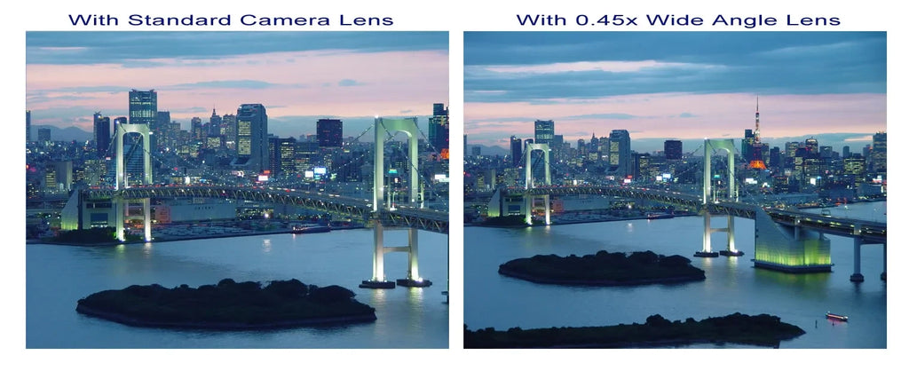 JVC PICSIO GC-FM2YUS 0.45x Wide Angle Lens (HD) Chrome Finish W/ Macro (Modification Style) Magnetic Type.