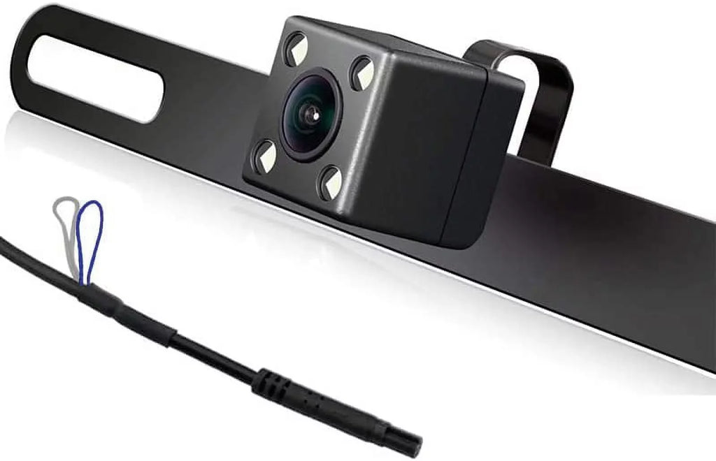 CAM111 Backup Camera License Plate HD Night Vision Rear View 170° Angle Waterproof Compatible with Pioneer Car Radio DMH-100BT DMH-WT8600NEX DMH-160BT DMH1770NEX AVH-120BT AVH-210EX AVH-2550NEX