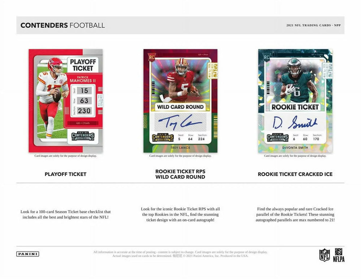 2021 NFL Panini Contenders Blaster Box (Factory Sealed)