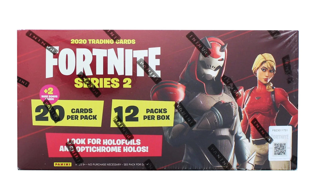 Panini PAA-2-95372-20-C Fortnite Series 2 Trading Cards Fat Pack Box, 12 Packs