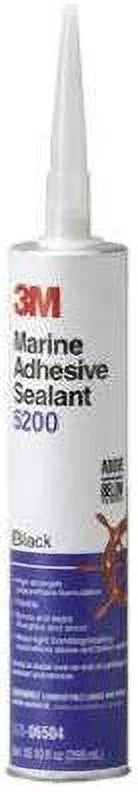 3MTM Marine Adhesive Sealant 5200 Black, PN06504, 1/10 Gallon Cartridge, 12 per case