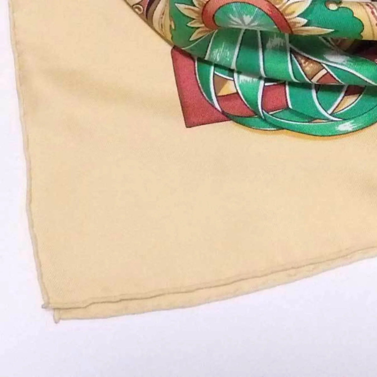 Pre-Owned Hermes HERMES scarf Carre 90 CHEVAIIX DE TRAIT silk multicolor ladies (Good)