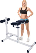 DF404 Hyperextension Bench Chair – 400 LBS Capacity – Fully Adjustable Hyper Extension Back Exercise Fitness Station For Strength Training By