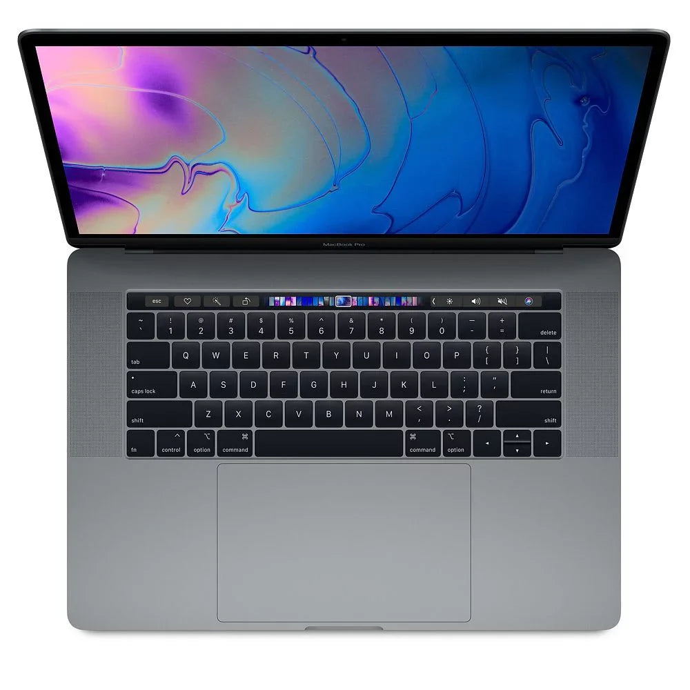 Pre-Owned Apple Macbook Pro 15.4-inch (Retina, Space Gray, Touch Bar) 2.9Ghz 6-Core i9 (Mid 2018) MR942LL/A 128GB SSD 16GB Memory 2880x1800 Display Mac OS Sierra Power Adapter Included (Good)