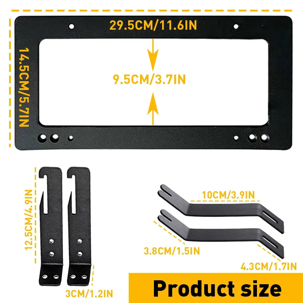 Front License Plate Frame Holder Fit For 2017-2023 Tesla Model Y