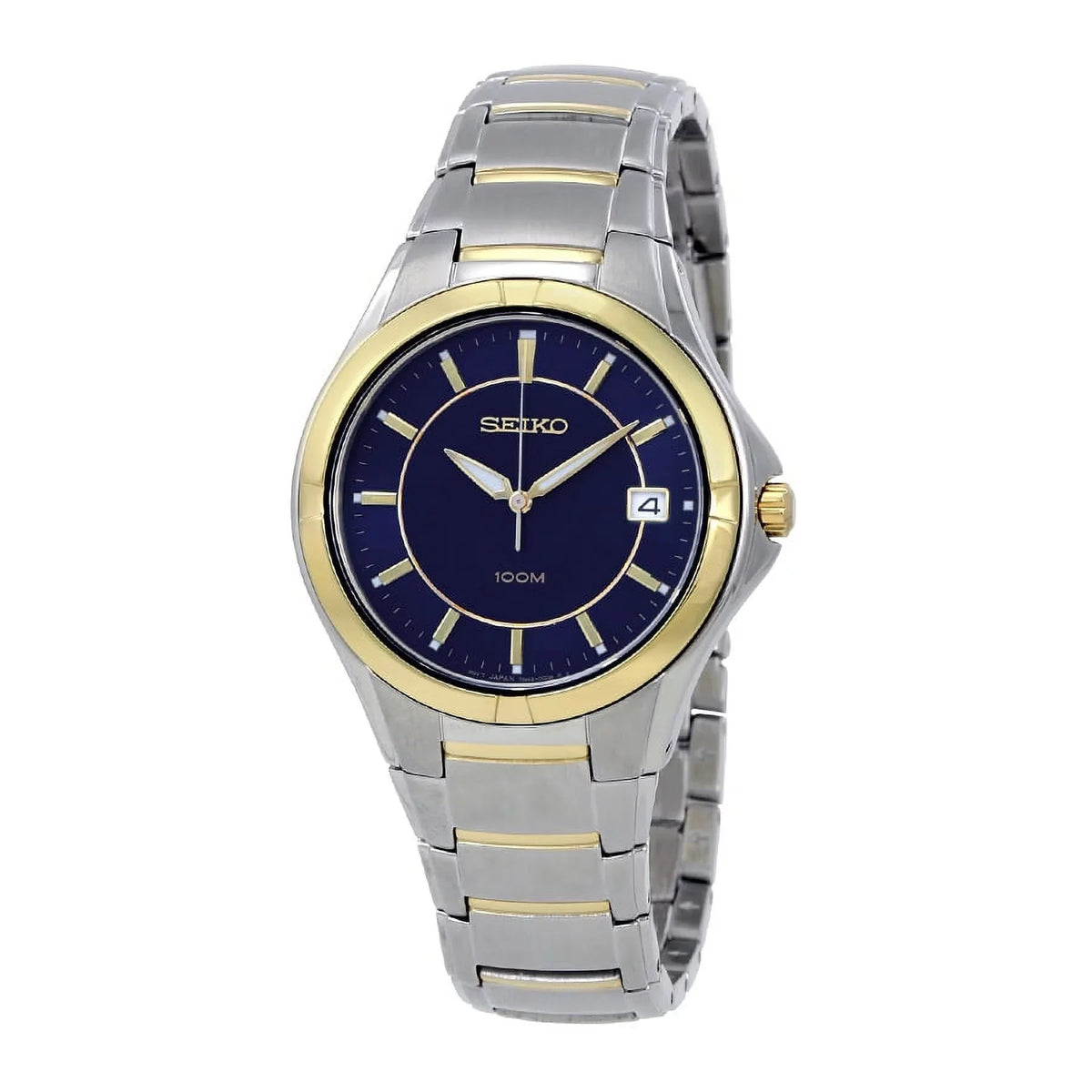 Seiko Men's Sport Blue Dial Two Tone Watch SGED98