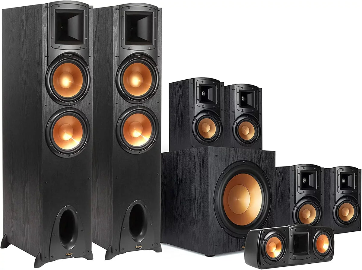 Klipsch Synergy Black Label F-300 7.1 Powerful and Efficient Standard Home Theater System