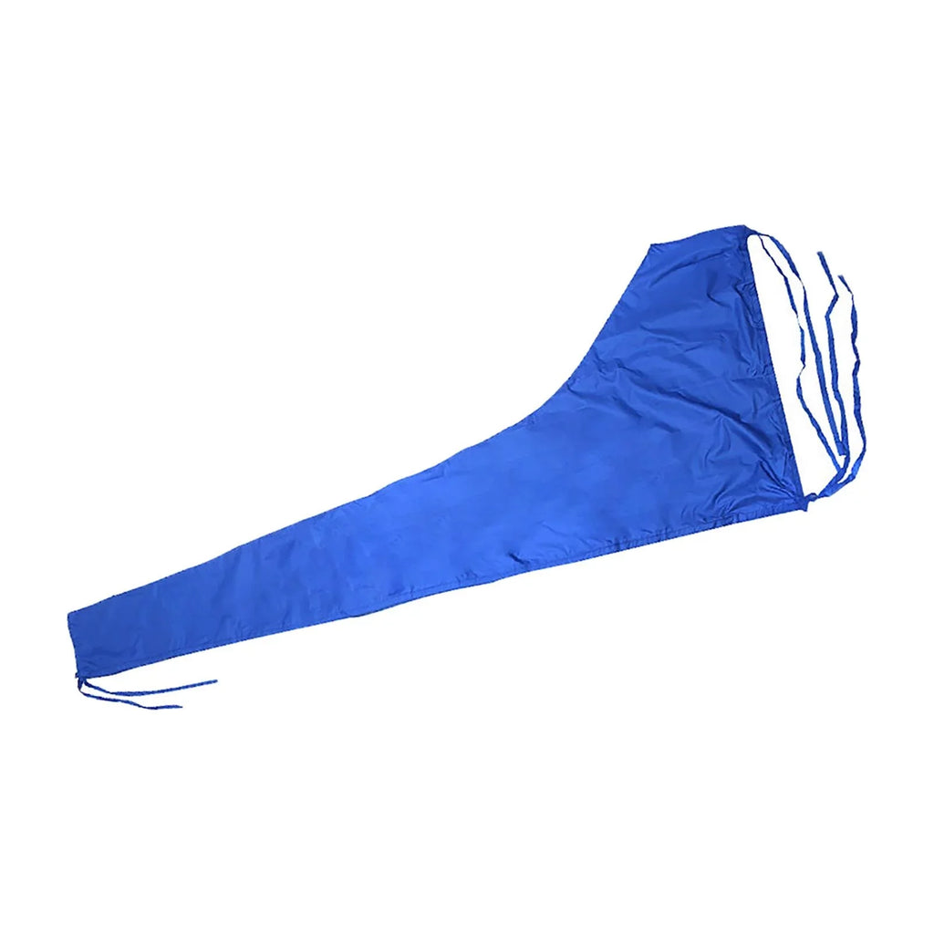 600D Mainsail Wrap , Dustproof Wrap Sail Protection Snow Shield Adjustable Strap Thickened Oxford Cloth Blue , 12 FT 11 to 12 FT