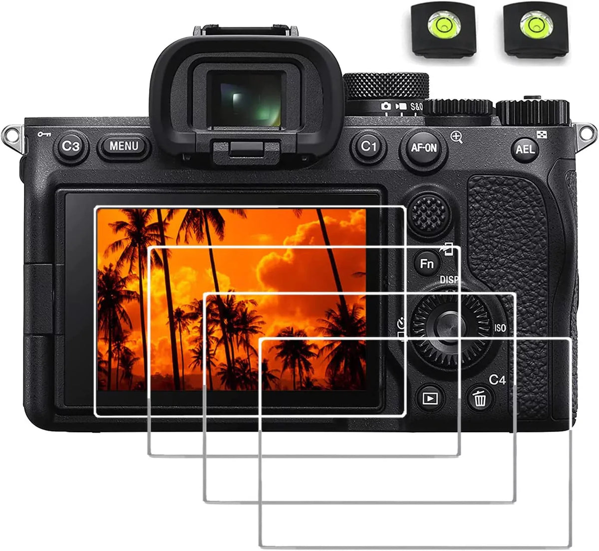 Alpha 7 IV Screen Protector compatible with Sony Alpha 7 IV A7 IV A7IV A7MIV A7M4 A7M IV 4 Mark IV, Anti-Scratch