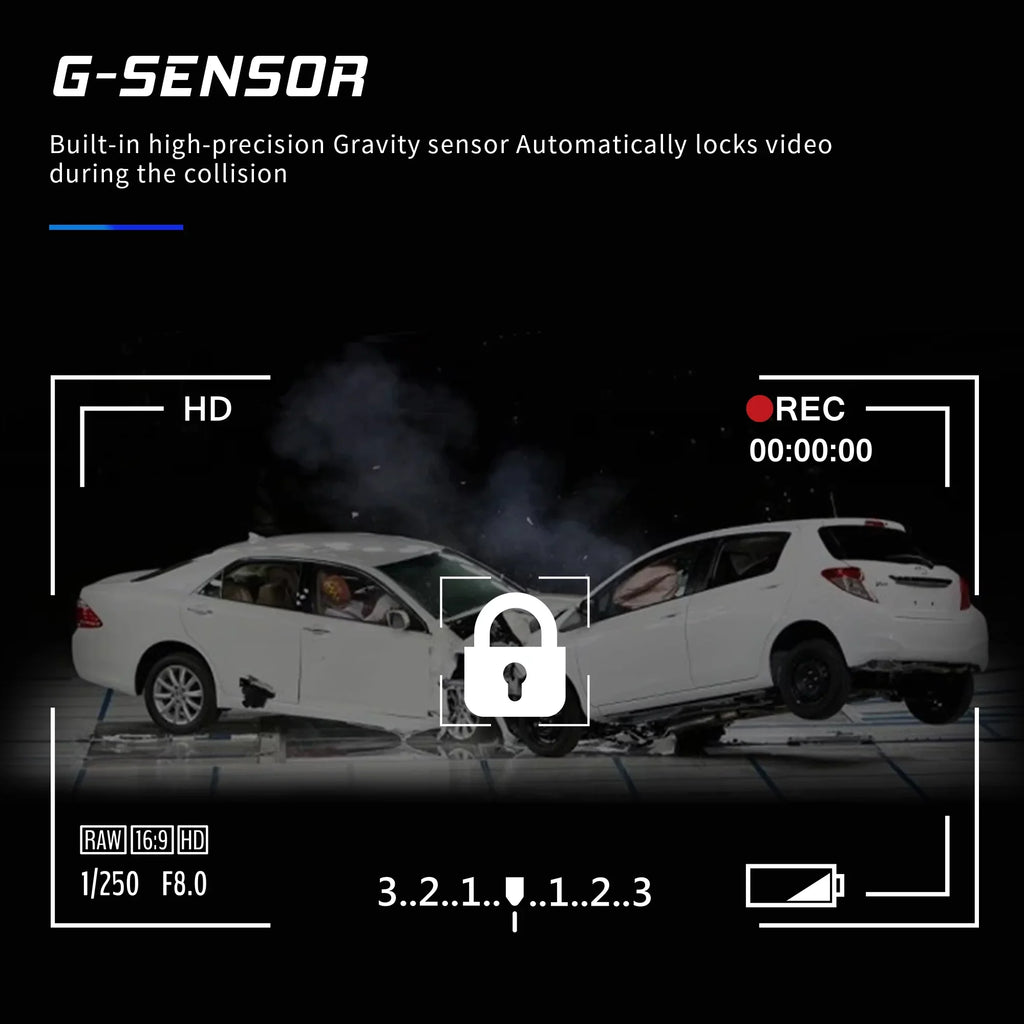 Mirror Dash Car Camera 9.35 inch Touchscreen Rear View Smart Streaming Truck Camera 1080P Full HD Front Rear Back View Dual Cameras