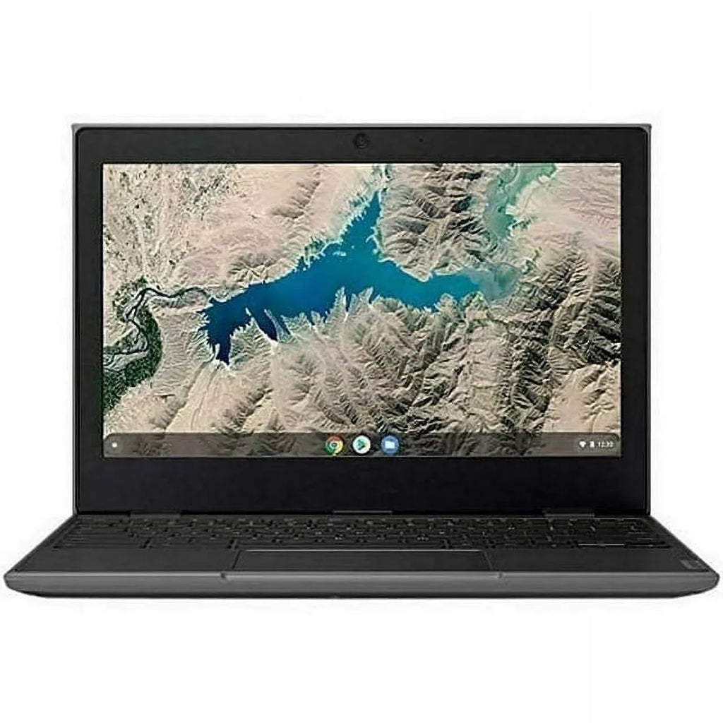 Lenovo 100E Chromebook 2ND Gen 81QB000AUS Laptop Computer, 11.6" HD (1366 X 768) Display, MediaTek MT8173C Processor, 4GB RAM, 16GB eMMC TLC SSD, Powervr GX6250, Chrome OS, Black (used)