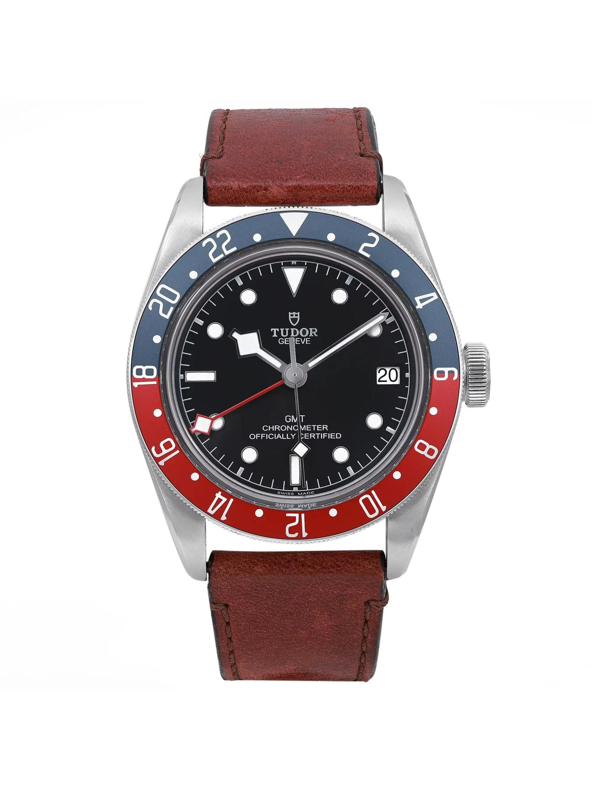 Tudor Black Bay GMT 41mm Stainless Steel Black Dial Automatic Men Watch 79830RB