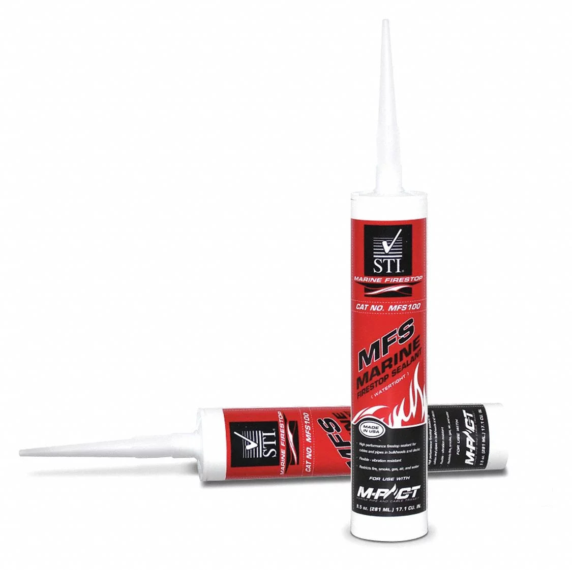 Sti Marine Marine Sealant,9.5oz. Size,Red,Tube MFS100