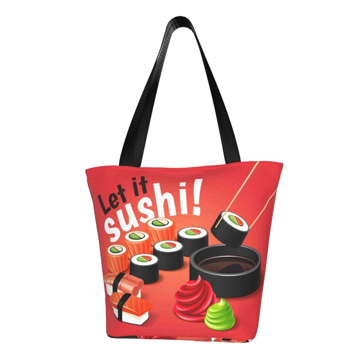 Lukts Sushi Tote Bag,Shoulder Bag Women'S Hobos Handbags Large Capacity Shopping Bag