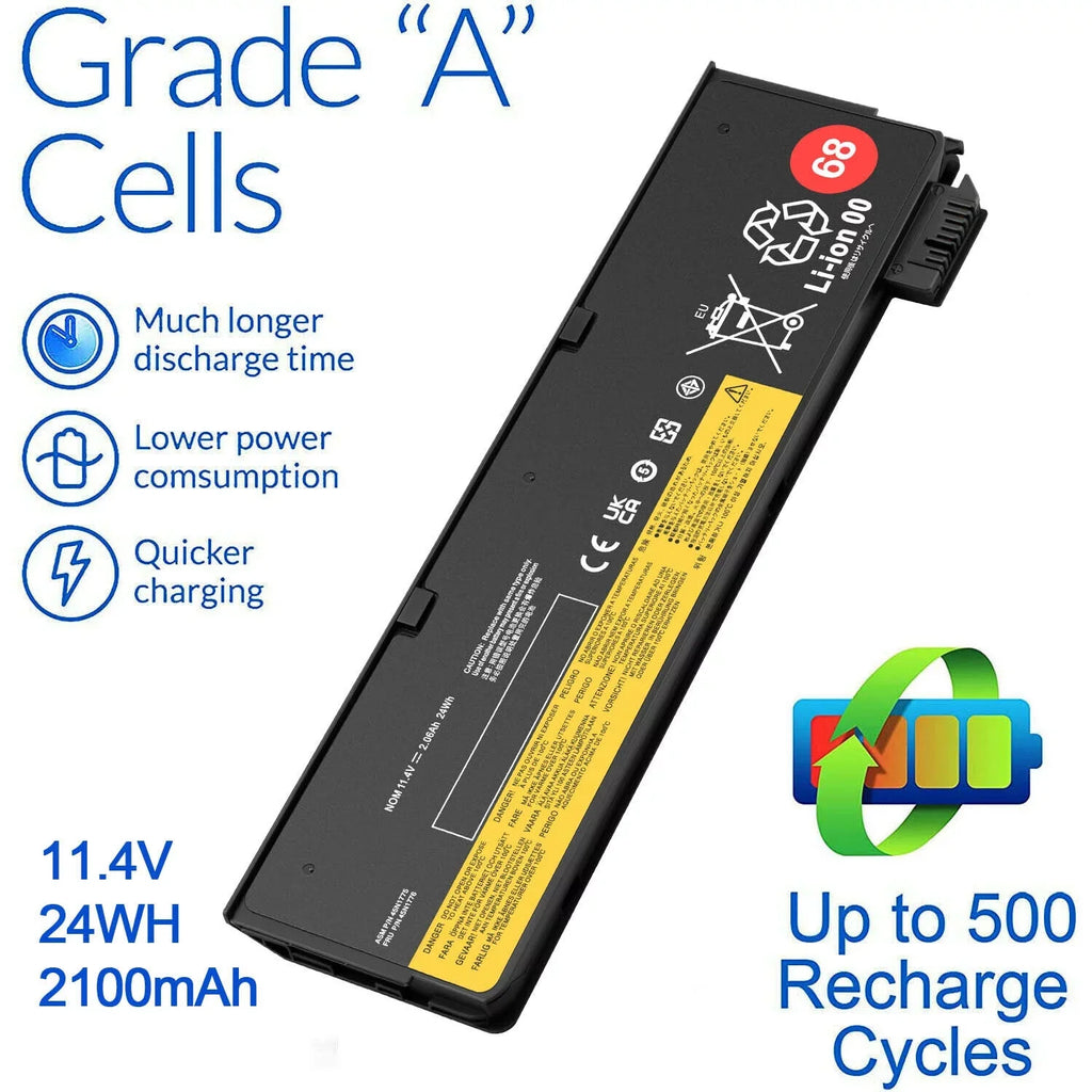 10x Battery 68 X240 for Lenovo ThinkPad T440 X250 T450s 45N1126 45N1127 45N1127