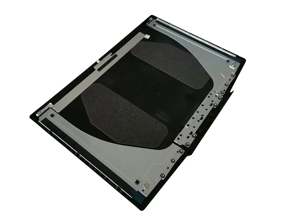 Ecl LCD Back Protection & Screws & Hinges Set Black for Dell Ins-piron Gaming G3 15 3500 3590 Blue Logo Top Case