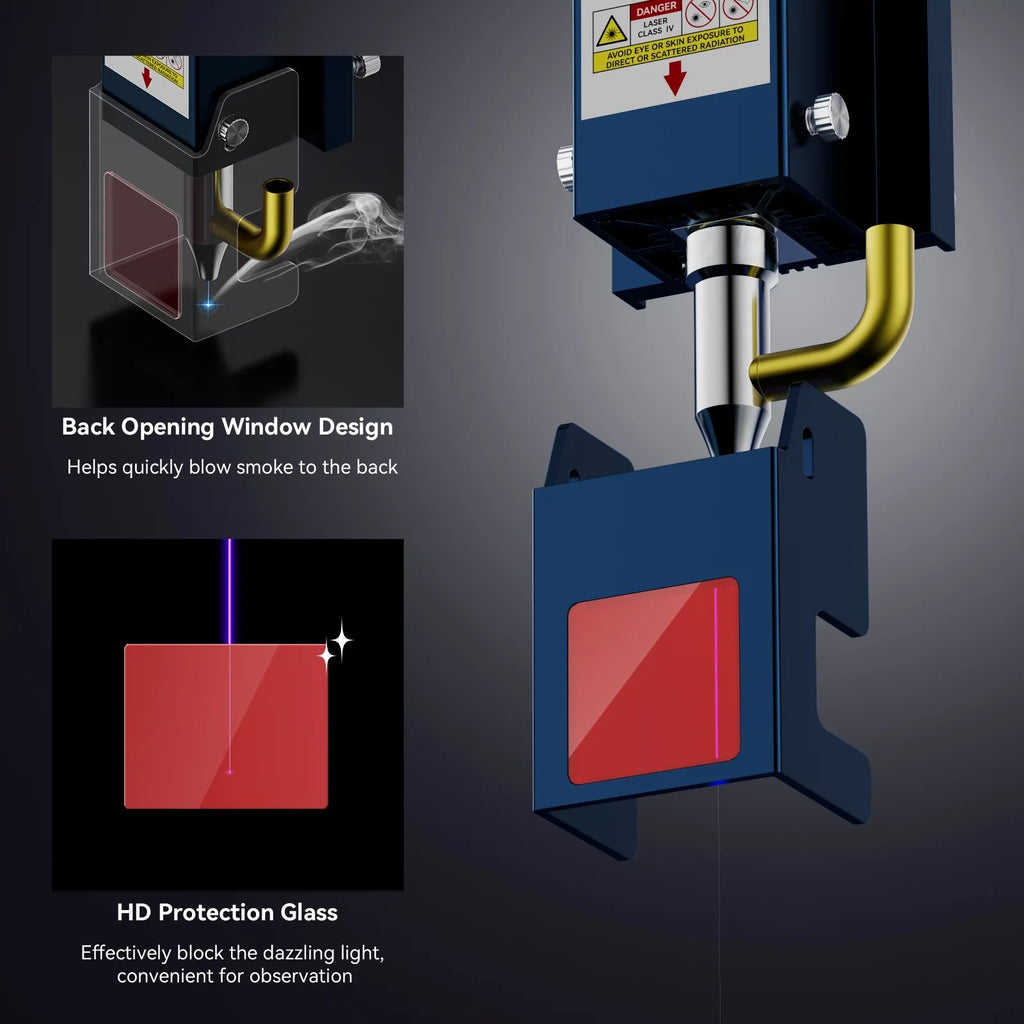 SCULPFUN-2 Engraving Machine,Lens Eye Includes 600x600mm Area Assist M8 Main Air Assist M8 Main Walnut IncludesKit Dsfen Area Assist Able Laoshe Assist Able Lens S30 Hine 600x600mm Papapi
