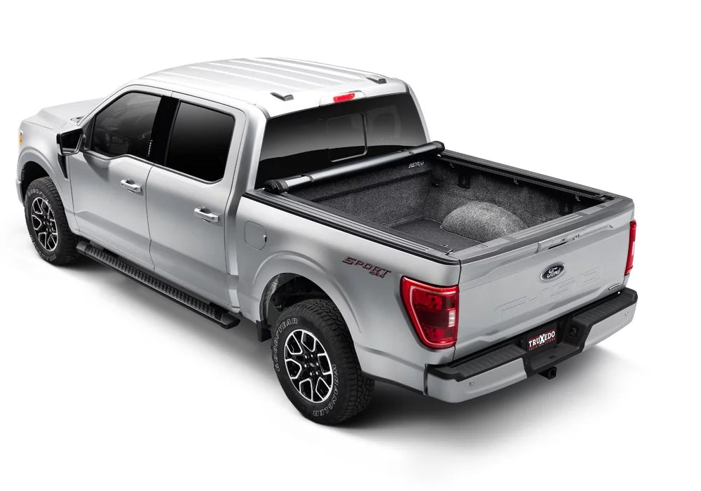TruXedo Pro X15 Soft Roll Up Truck Bed Tonneau Protection | 1498301 | Compatible with 2015 - 2023 Ford F-150 6' 7" Bed (78.9") , Black