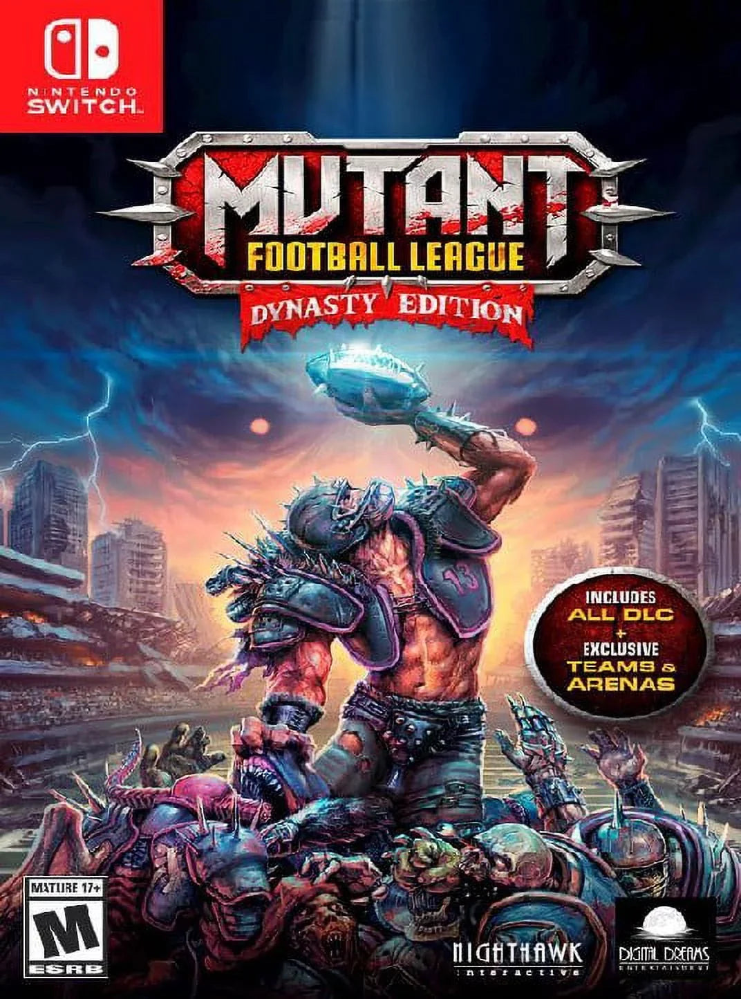 Restored Mutant Football League Dynasty Edition (Nintendo Switch, 2018) Video Game (Refurbished)