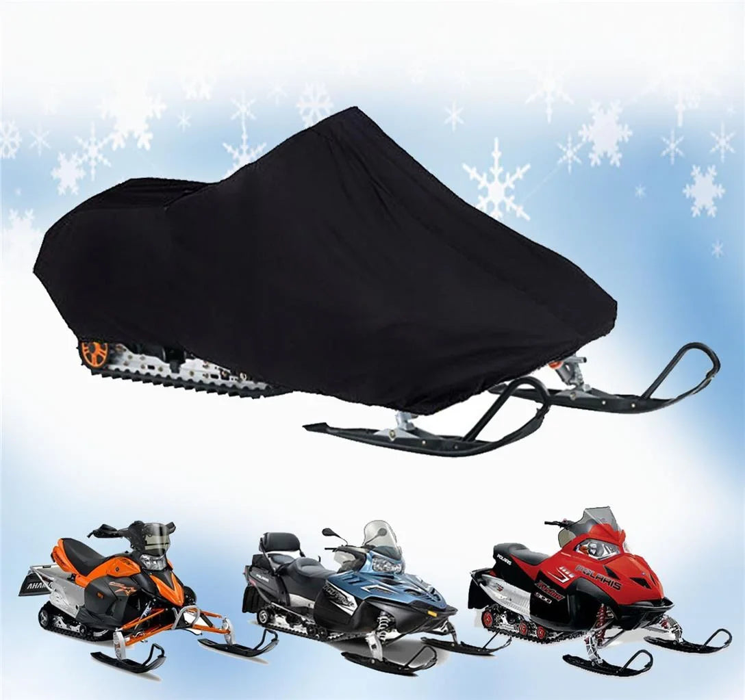 200 Denier Storage Snowmobile Wrap Compatible for the 2007-2009 Arctic Cat Model F1000 SNO PRO Snowmachine Sled. All Black.