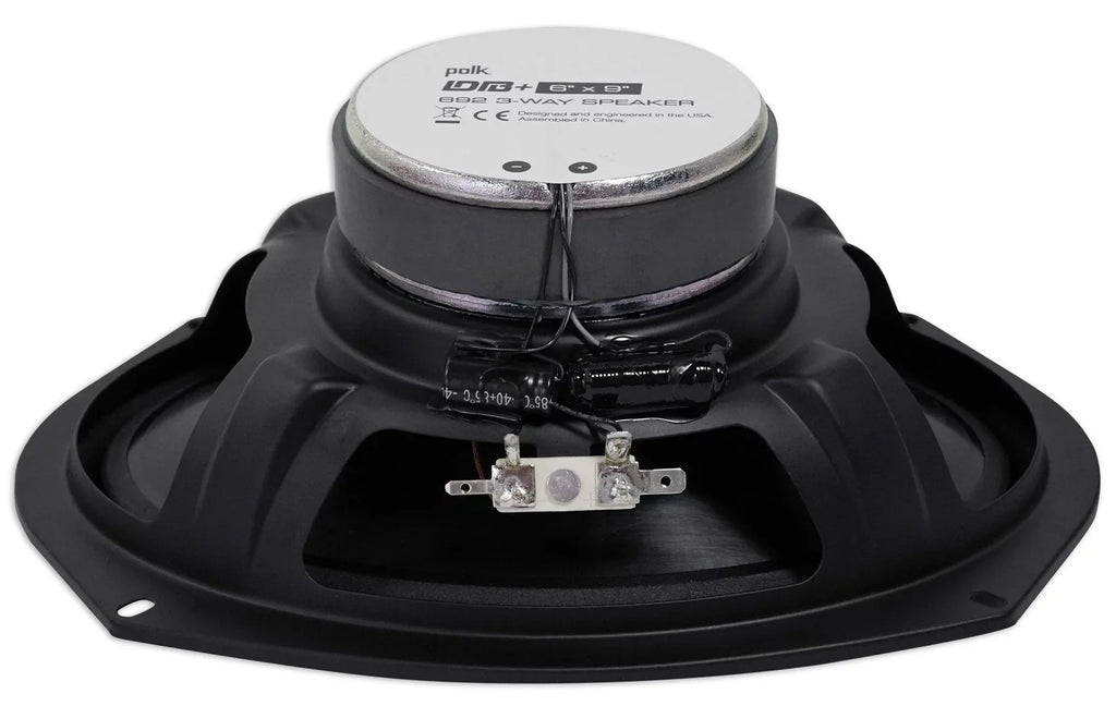 (2) Polk Audio DB692 6X9" 450 Watt Car Vessel Speakers + Rockmat