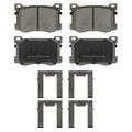 Wagner Thermoquiet QC1799 Ceramic Disc Brake Pad Set Fits select: 2015-2016 HYUNDAI GENESIS, 2017 GENESIS G80